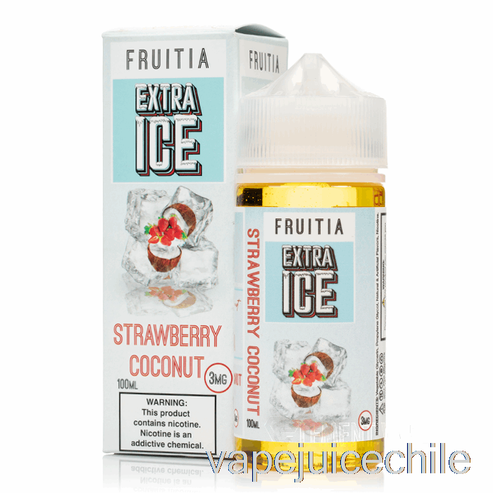 Vape Vhile Fresa Coco - Extra Hielo - Fruitia - 100ml 0mg